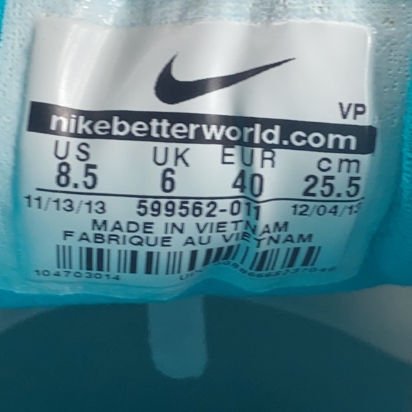 Nike Reax Run 8 Gray/Teal Athletic Running Shoes 599562-011 Women's Size 8.5 - Picture 11 of 11